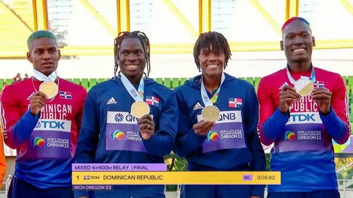 Republica Dominicana gana el oro en el Mundial de Atletismo1