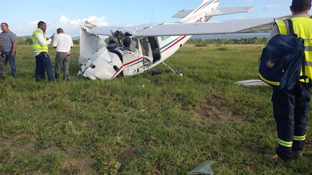 avioneta accidentada en Puerto Plata