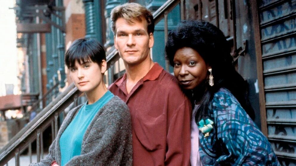 Demi Moore Patrick Swayze y Whoopi Goldberg