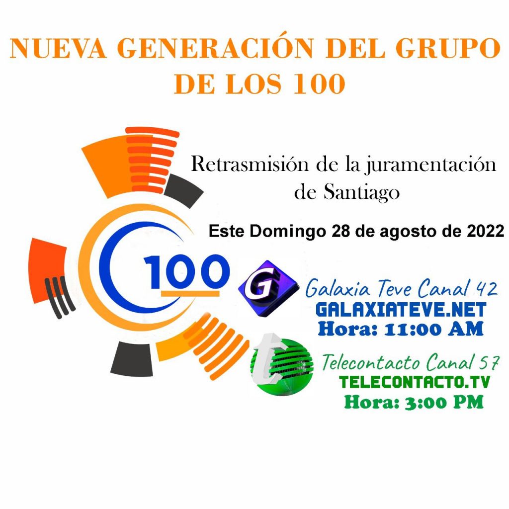 Grupo de los 100 se difunde por TV este domingo 28