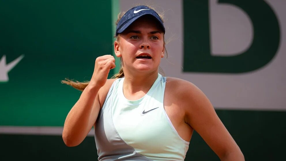 Sara Bejlek tenista de 16 anos tuvo su estreno en un Gran Slam al jugar la primera ronda del US Open