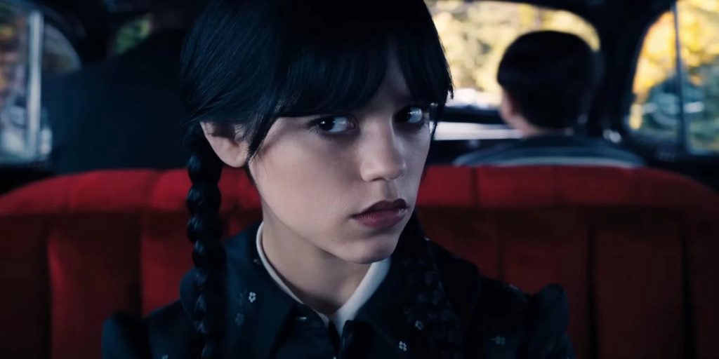 Jenna Ortega como "Wednesday"