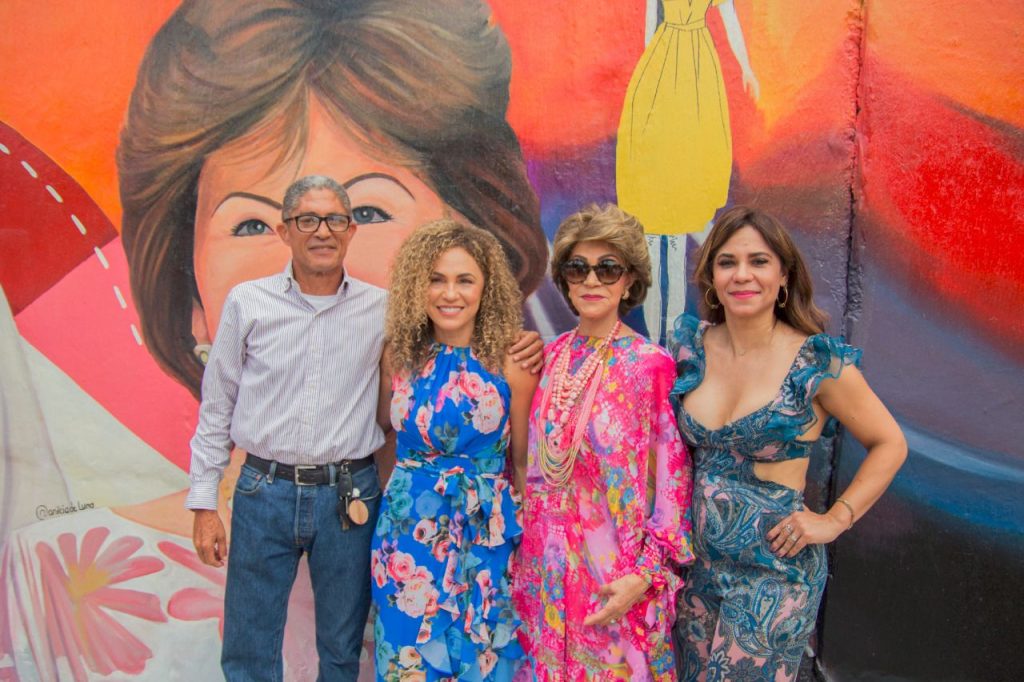 Mural en honor Irina de Fernández, un tributo a su trayectoria y aportes a la moda - La Verdad