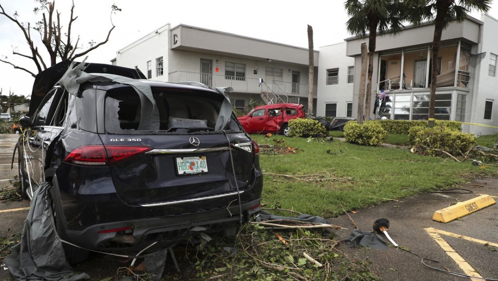 huracan Ian toco tierra en Florida eljacaguero1