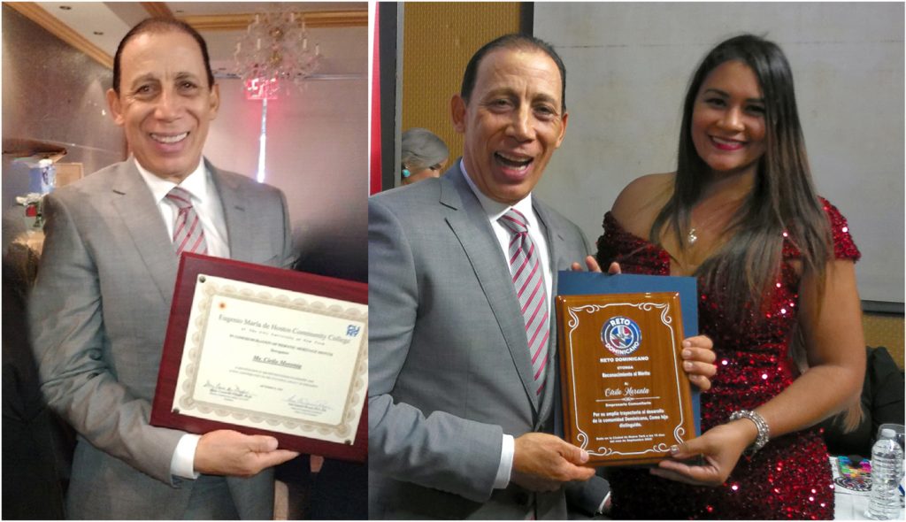 Cirilo Moronta reconocido por Hostos Community College