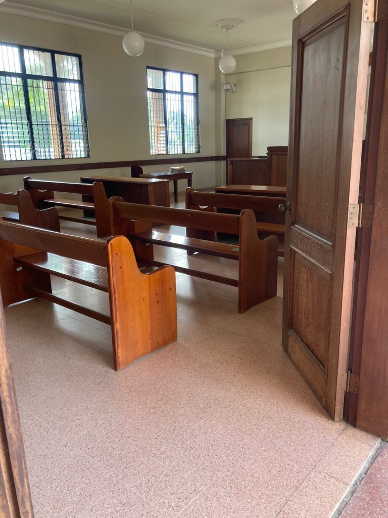 Condenan a 15 años a hombre que violó sexualmente a una niña en Santiago palacio de justicia de santiago sala de audiencia