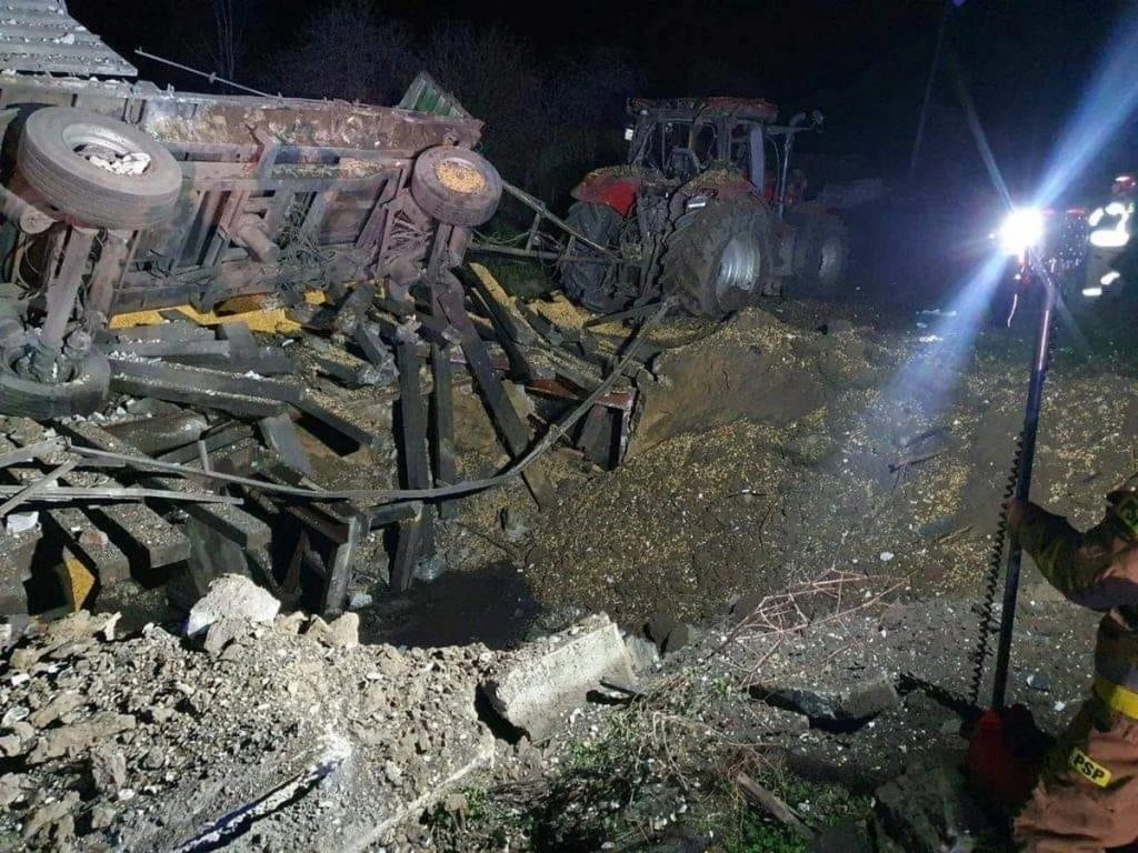 misil que exploto en su territorio pudo ser lanzado por la defensa aerea de Ucrania