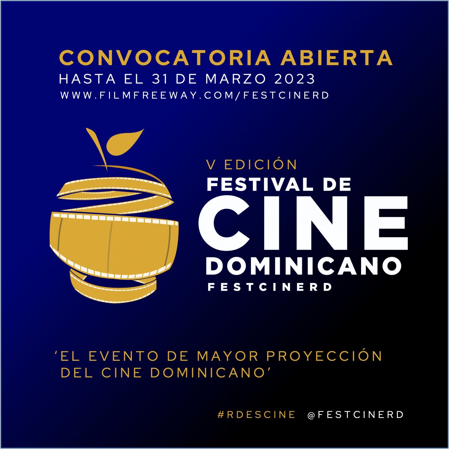 Festival de Cine Dominicano RD abre convocatoria 2023