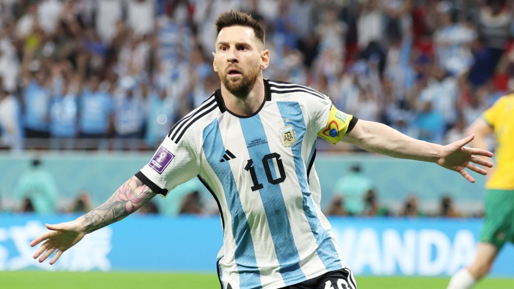 Messi logra 2 hitos historicos con su gol contra Australia