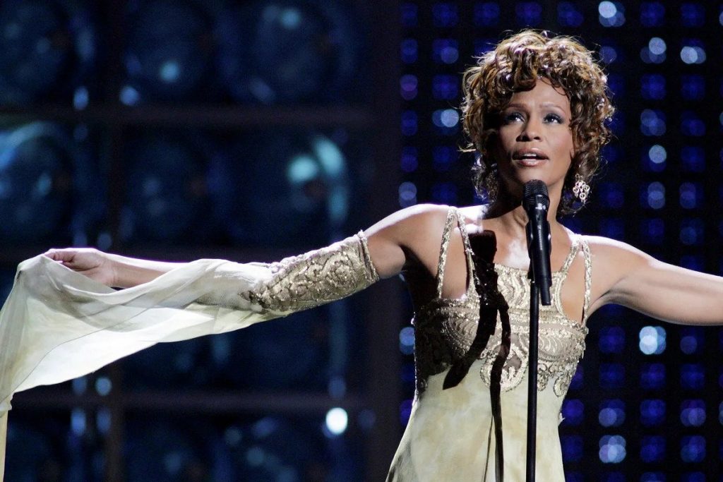 Whitney Houston actua durante los World Music Awards en el Thomas Mack Center de Las Vegas