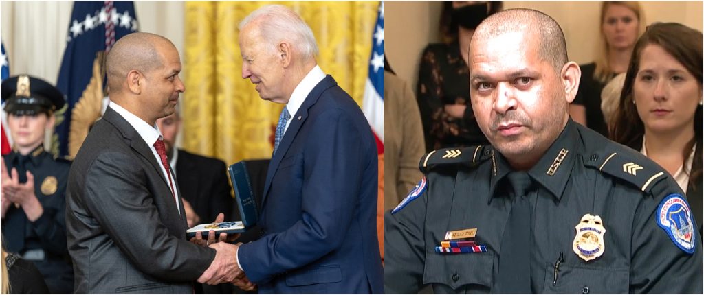 Biden resalta patriotismo y valor en lucha