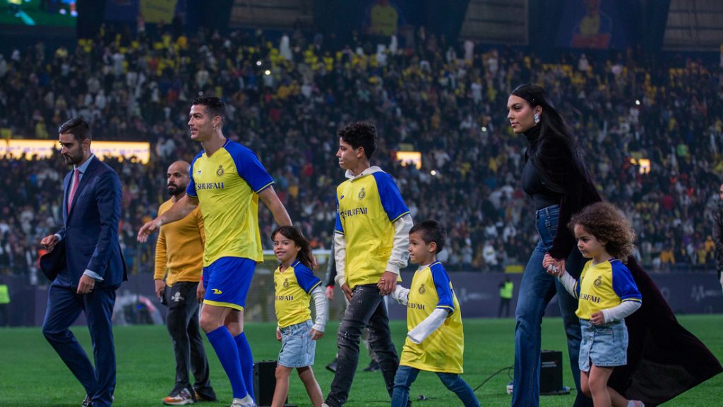 Cristiano Ronaldo y su familia