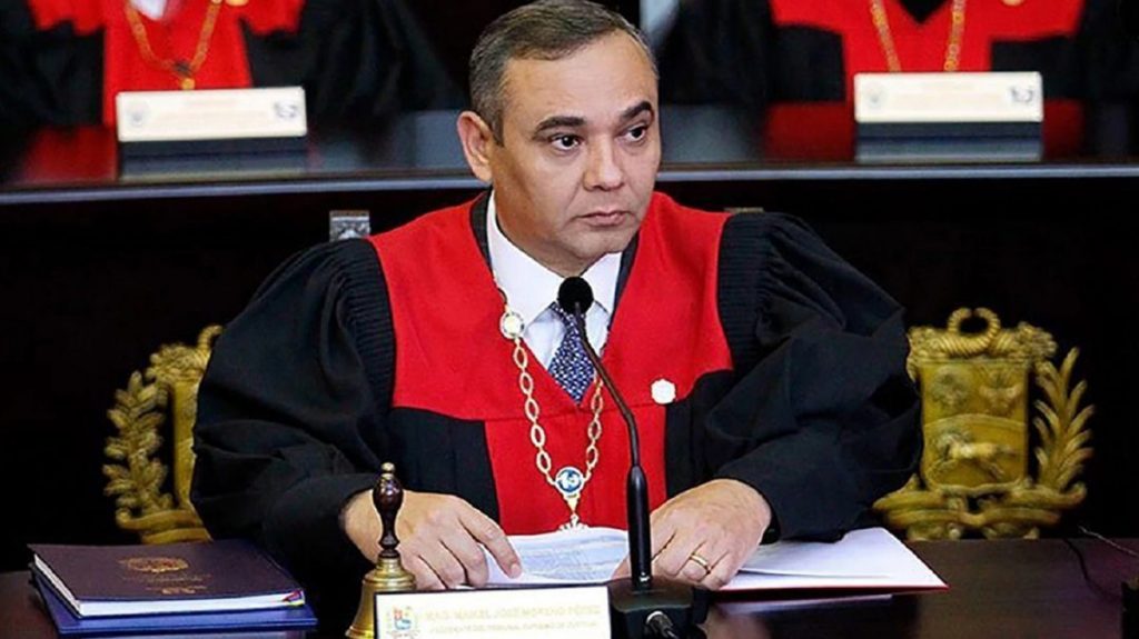 Maikel Moreno Ex presidente Suprema Corte de Venezuela pago