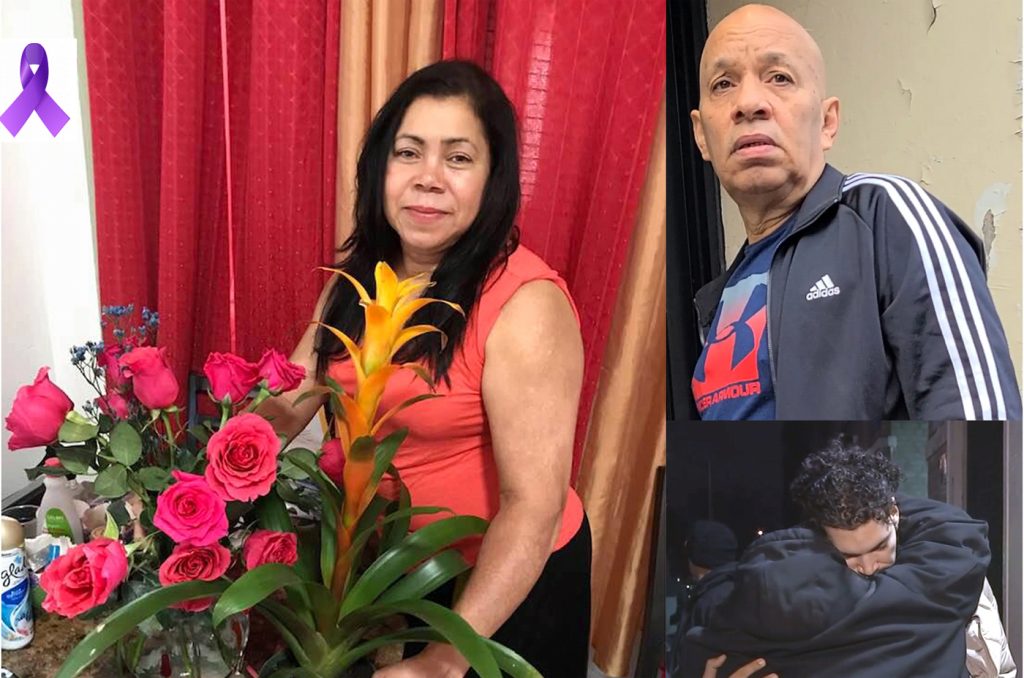 Valeria Ortega Esposo y familia de dominicana asesinada