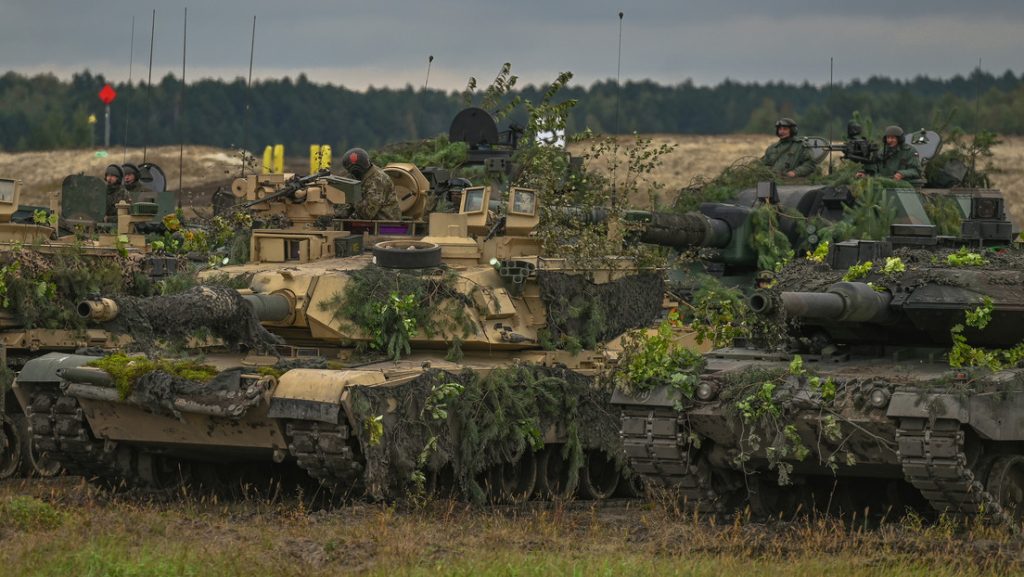 tanques Abrams a Ucrania