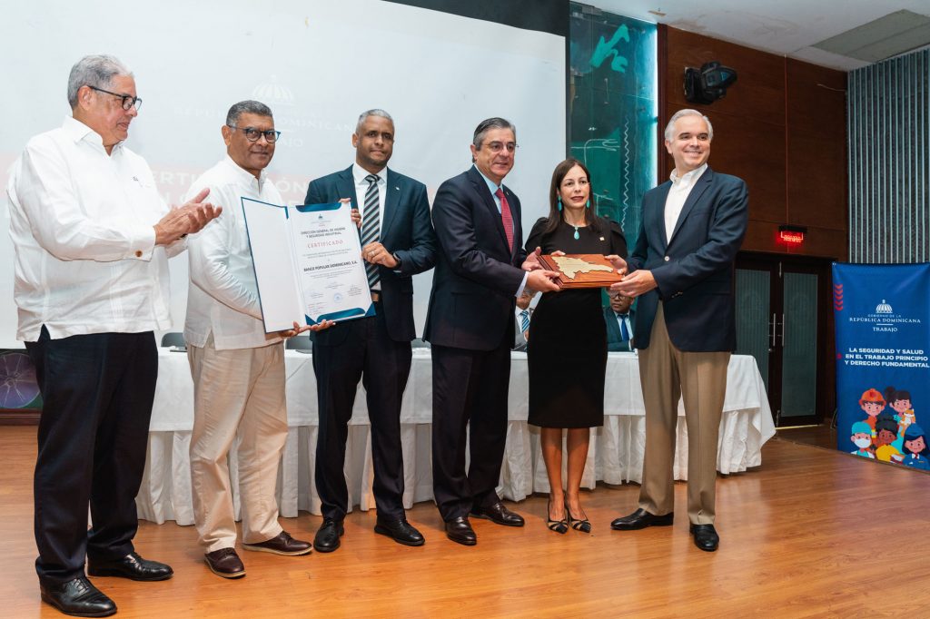 Banco Popular es distinguido por buenas prácticas en seguridad ocupacional Banco Popular distinguido por buenas practicas en seguridad ocupacional