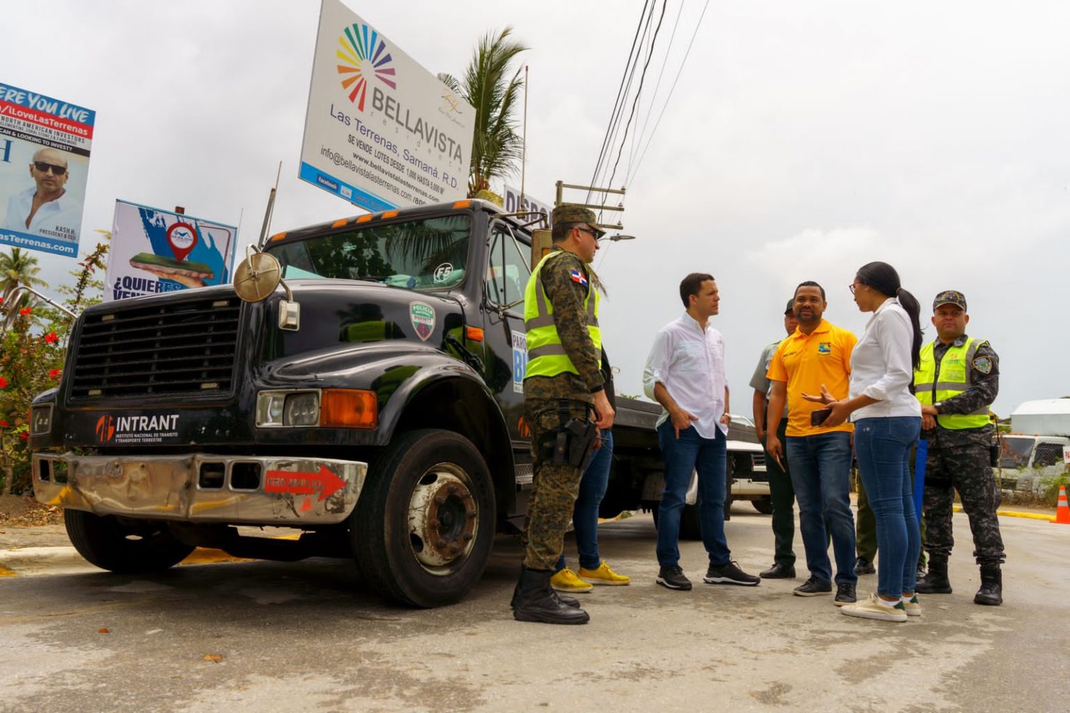 Hugo Beras supervisa dispositivo de control Boca Chica y Las Terrenas