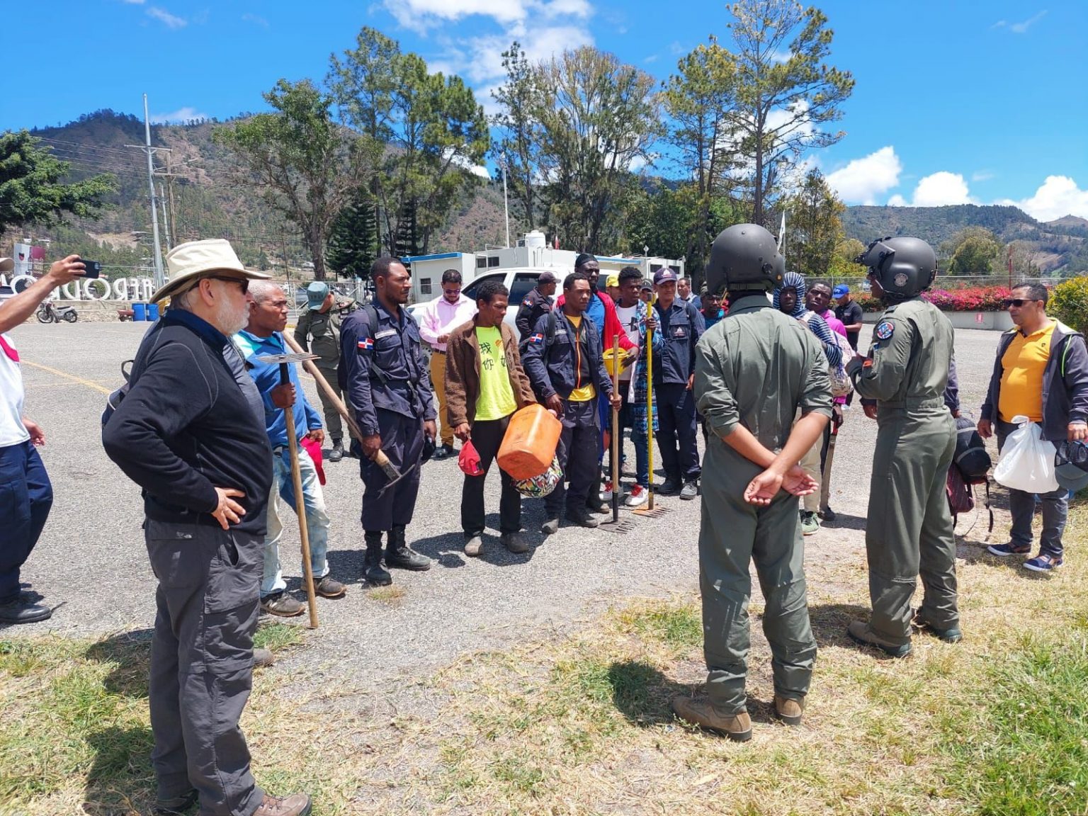Parque Nacional Jose del Carmen Ramirez quedan cuatro siniestros en RD 1