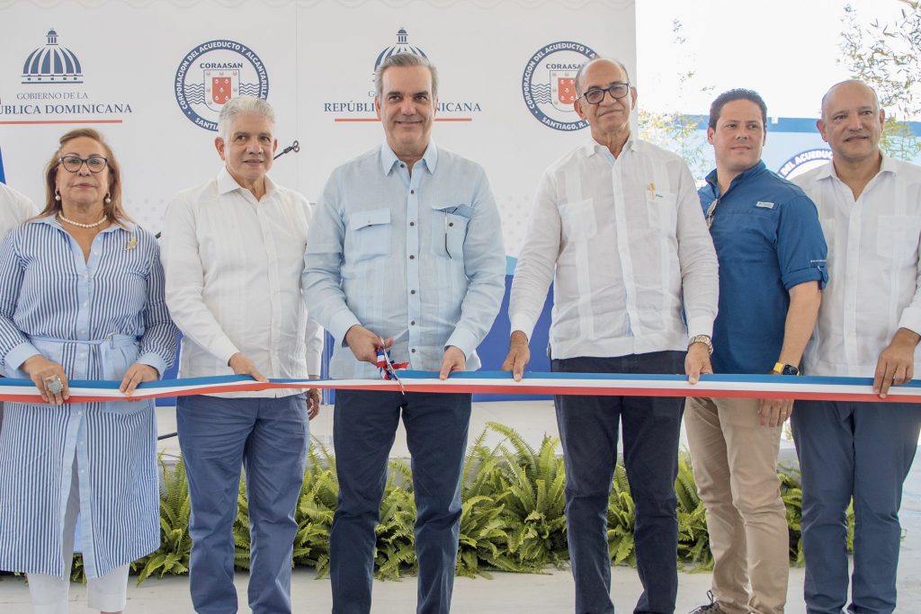 Abinader inaugura rehabilitada Planta de Tratamiento Noriega II