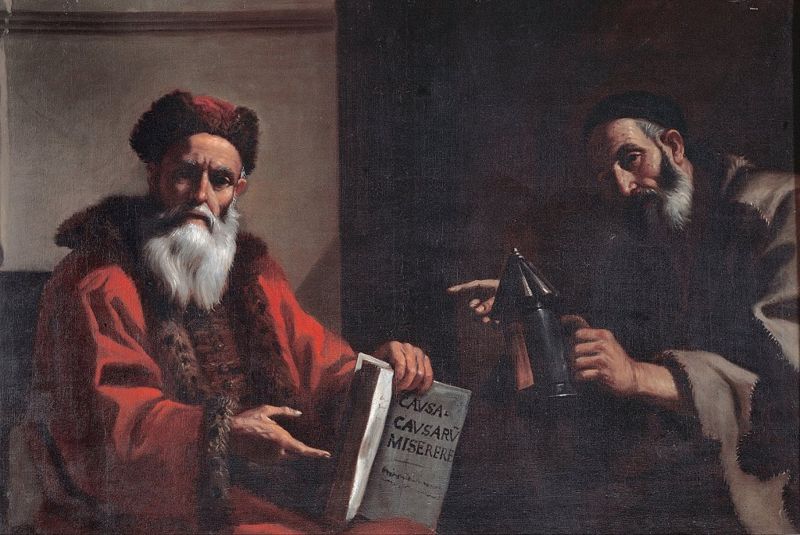 Diogenes y Platon de Mattia Preti