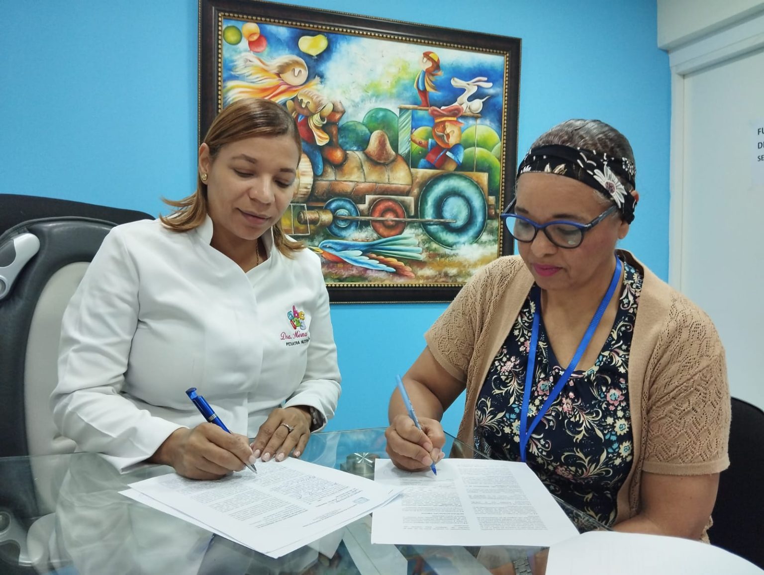 Hospital infantil Arturo Grullon firma acuerdo de colaboracion a favor de jovenes