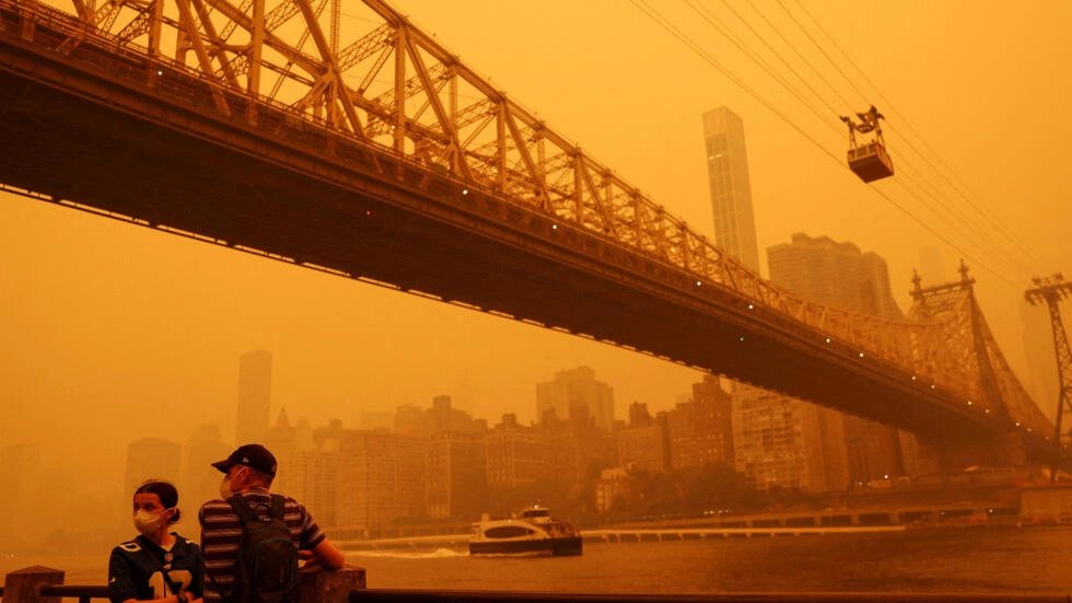 Nueva York declaro que la alerta sobre la baja calidad del aire 1