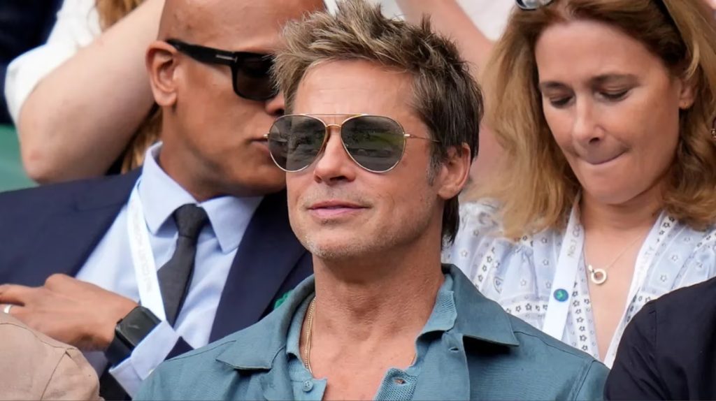 Brad Pitt estuvo en la final de Wimbledon y su apariencia revoluciono las redes