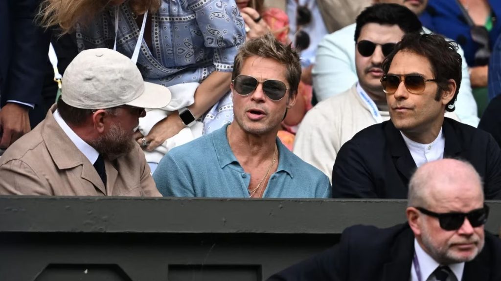 Brad Pitt estuvo en la final de Wimbledon y su apariencia revoluciono las redes1