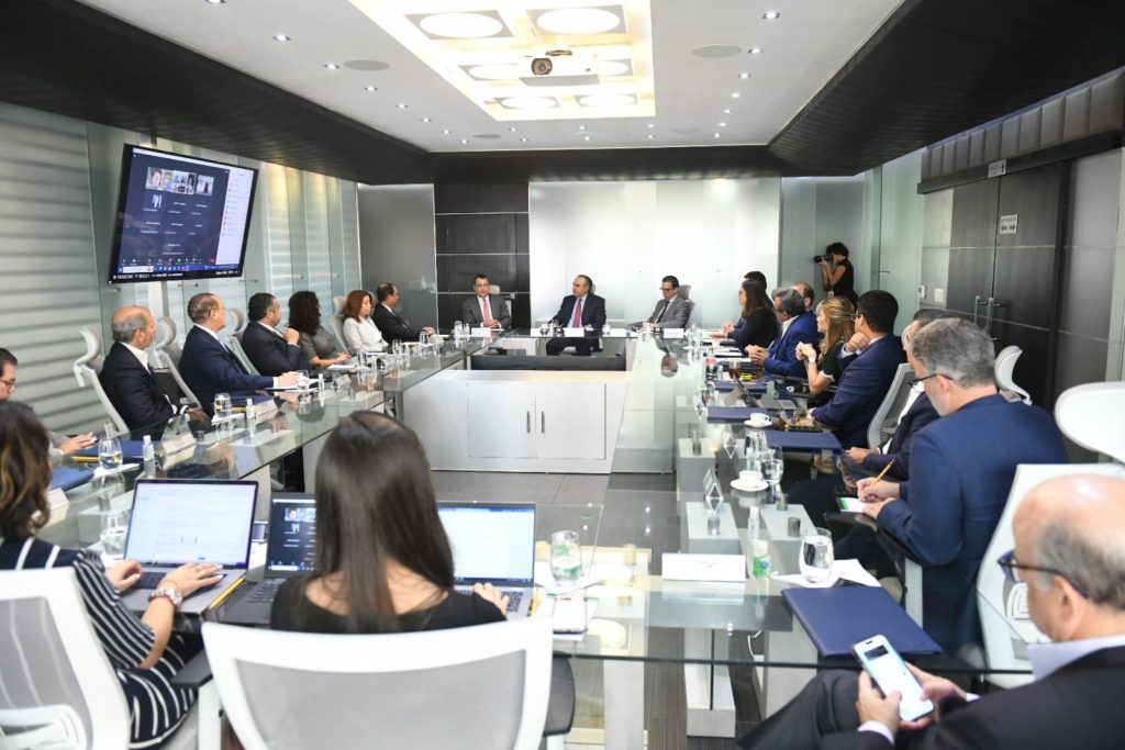 Junta Central Electoral se reune con los directivos del Consejo Nacional de la Empresa Privada