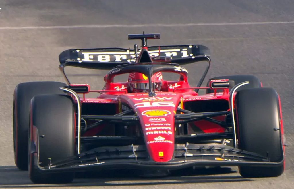Leclerc saldra en la pole del domingo en Belgica.F1