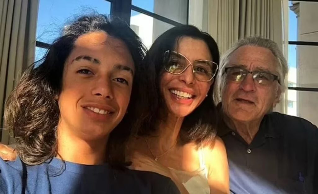 Robert De Niro junto a su hija Drena y su nieto Leandro