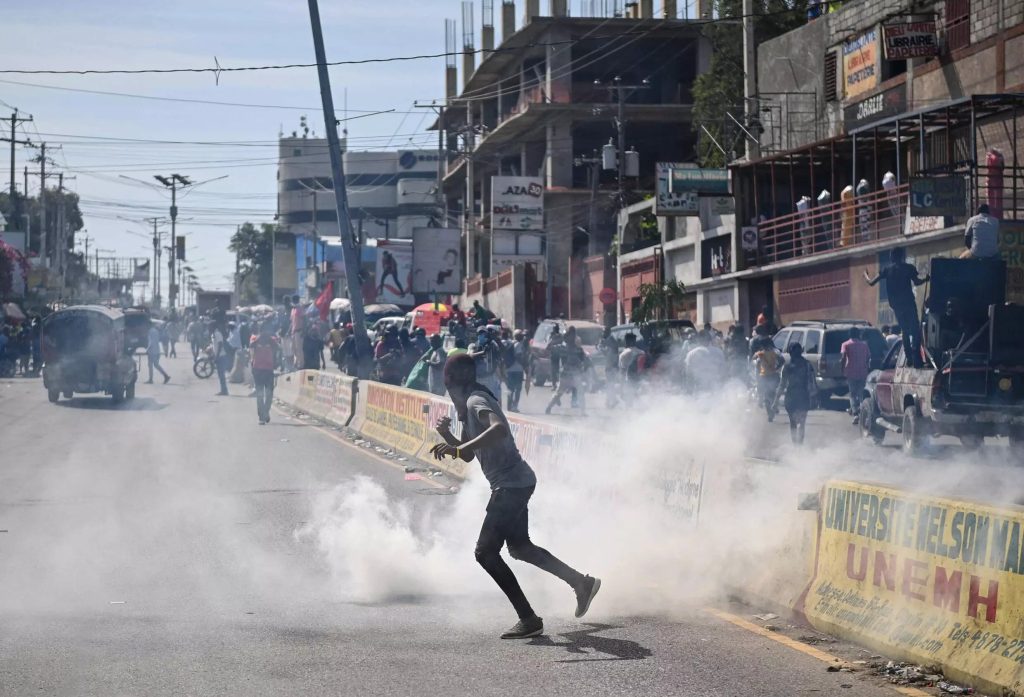 protestas en calles de haiti eljacaguero