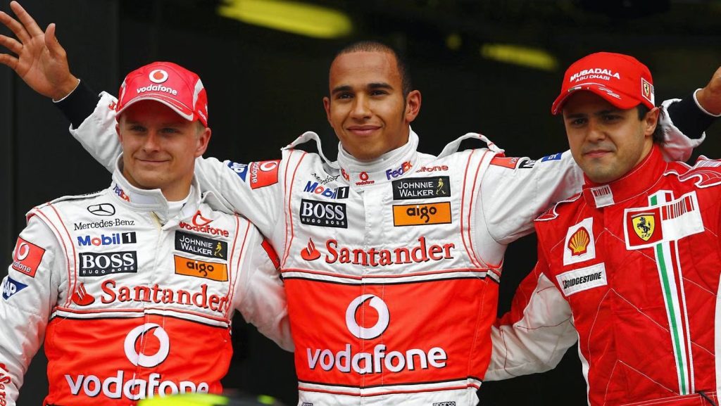 Felipe Massa perdio con Lewis Hamilton en 2008a