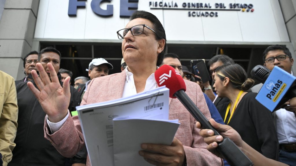 Fernando Villavicencio candidato a la Presidencia de Ecuador