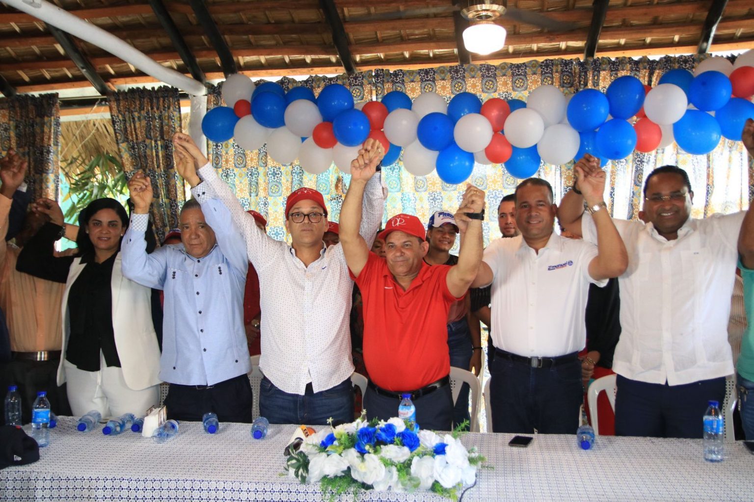 Orlando Rosado y dirigentes del PRSC respaldan candidatura a senador de Fredy Fernandez en Hermanas Mirabal