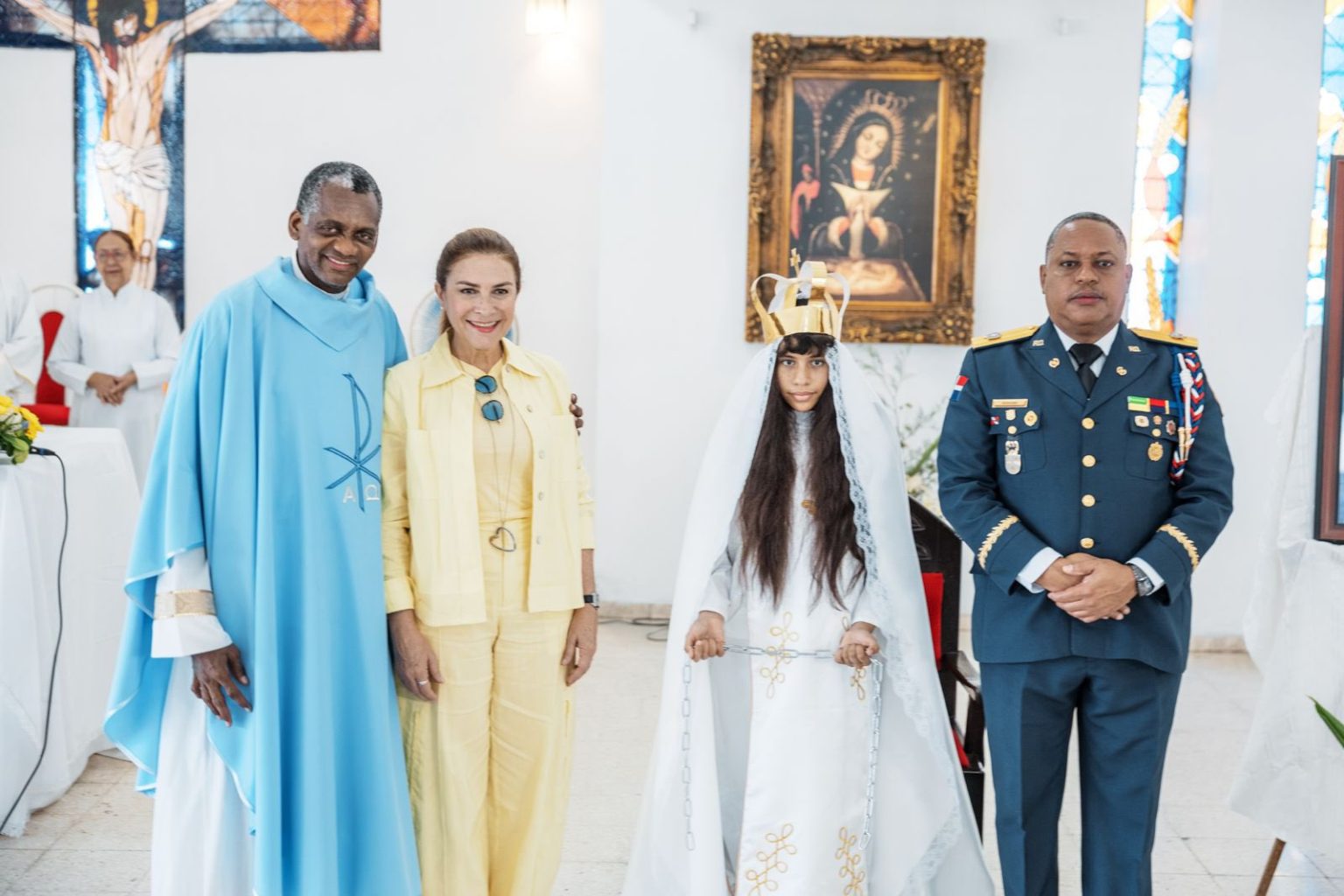 Bomberos del DN ratifican compromiso social en actos del dia de la Virgen de las Mercedes