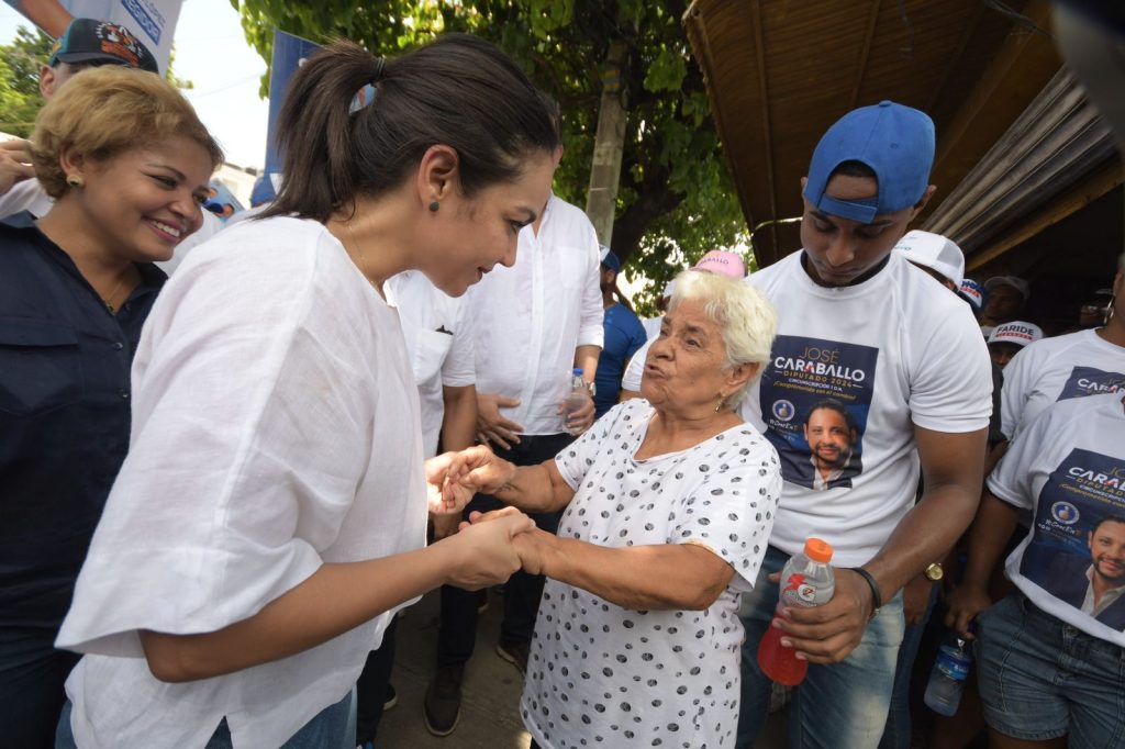 Faride Raful encabeza reuniones y encuentros en el DN antes de la convencion1