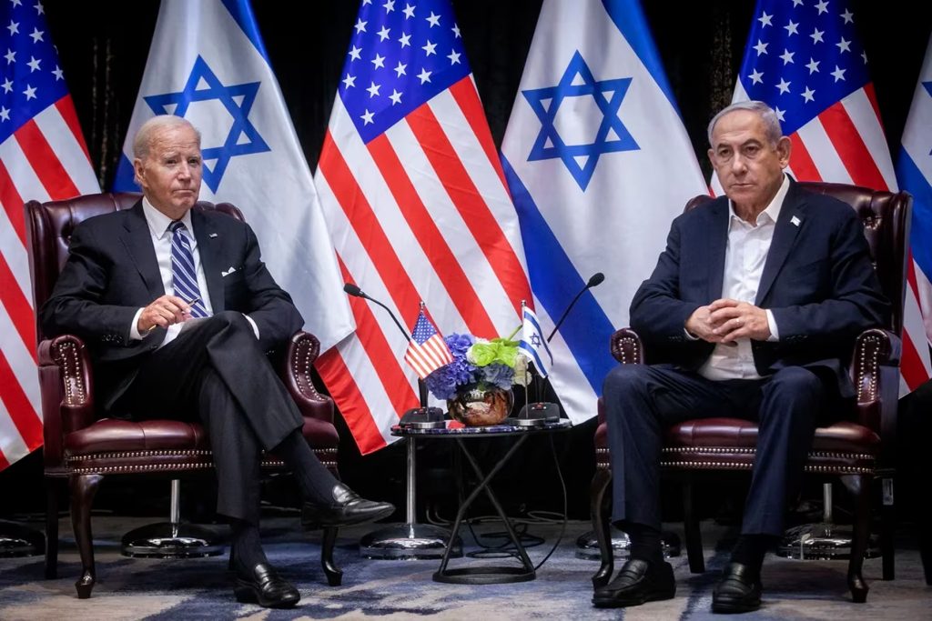 Biden y Netanyahu Israel confirmo que permitira el ingreso de ayuda humanitaria para los civiles