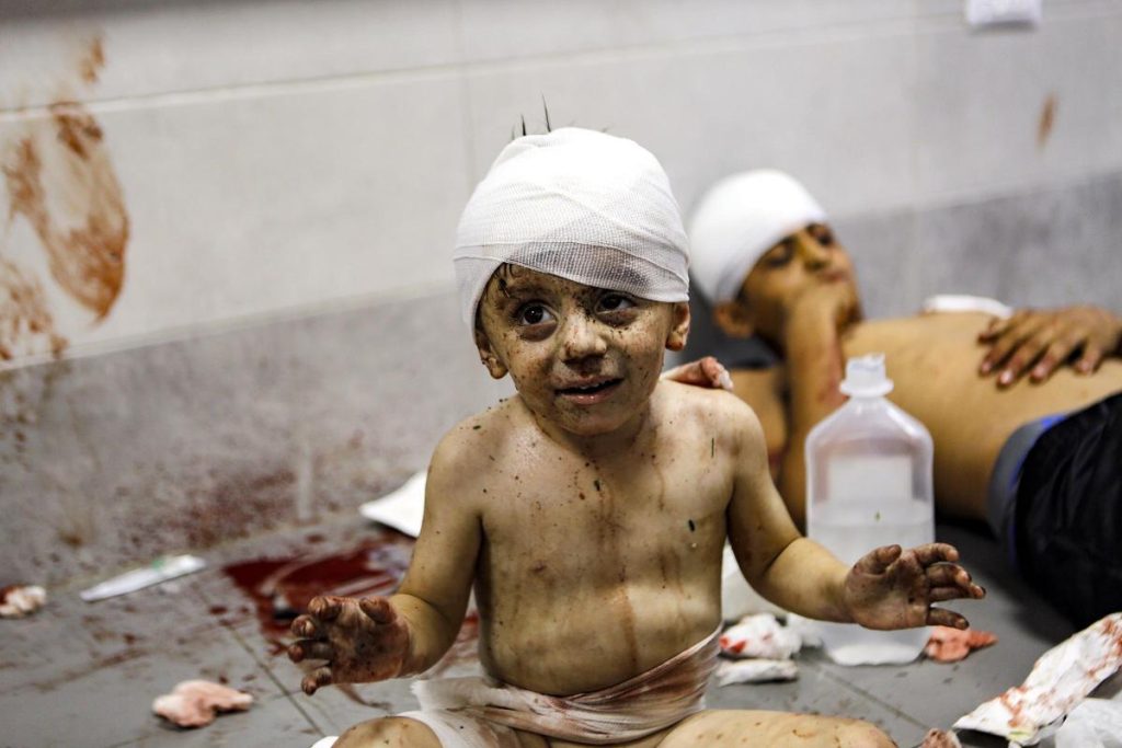 bombardeo israeli en un hospital de Gaza causa cientos de muertos1