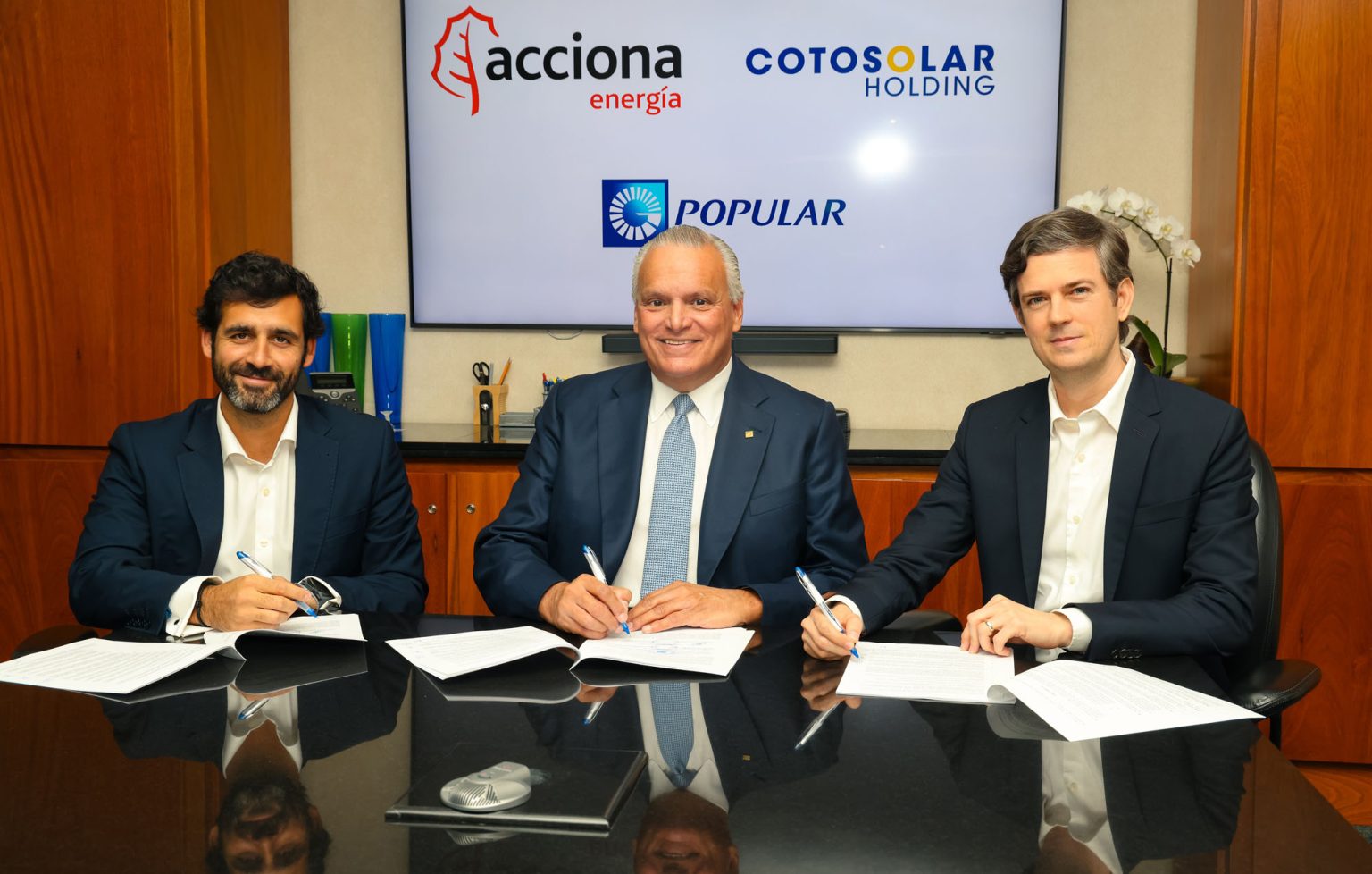 Popular ACCIONA Energia y Cotosolar Holding cierran inversion fotovoltaica y acuerdo de sostenibilidad