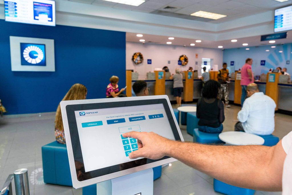Banco Popular cuentan ya con sistema de gestion de filas