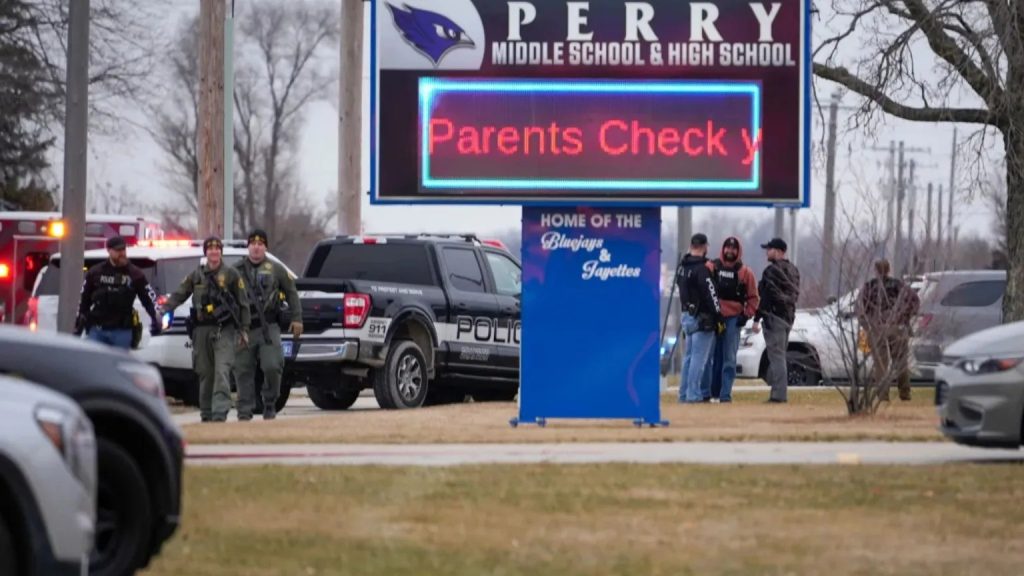 tiroteo en una escuela secundaria de Iowa
