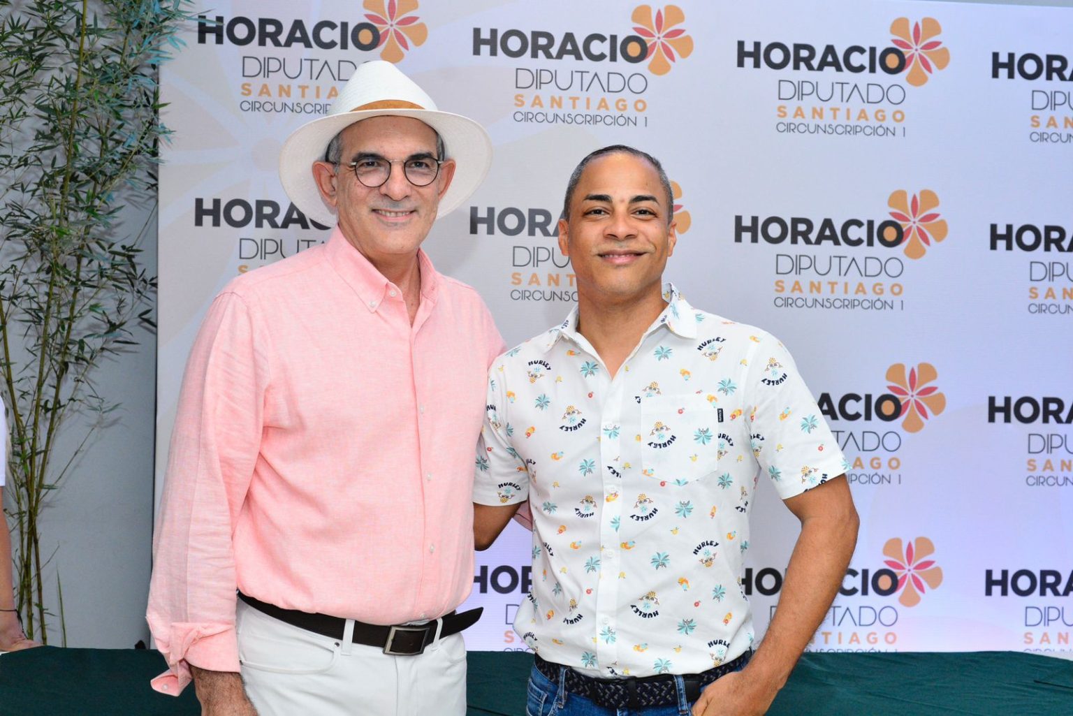 Horacio Lopez y Alexander Germoso por su eleccion como regidor de OD en Santiago