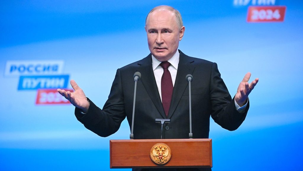 Putin agradece al pueblo ruso por su confianza durante presidenciales