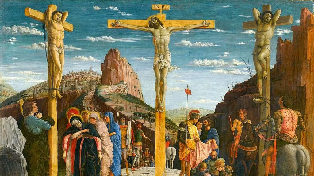 crucifixion de Jesus en Viernes Santo