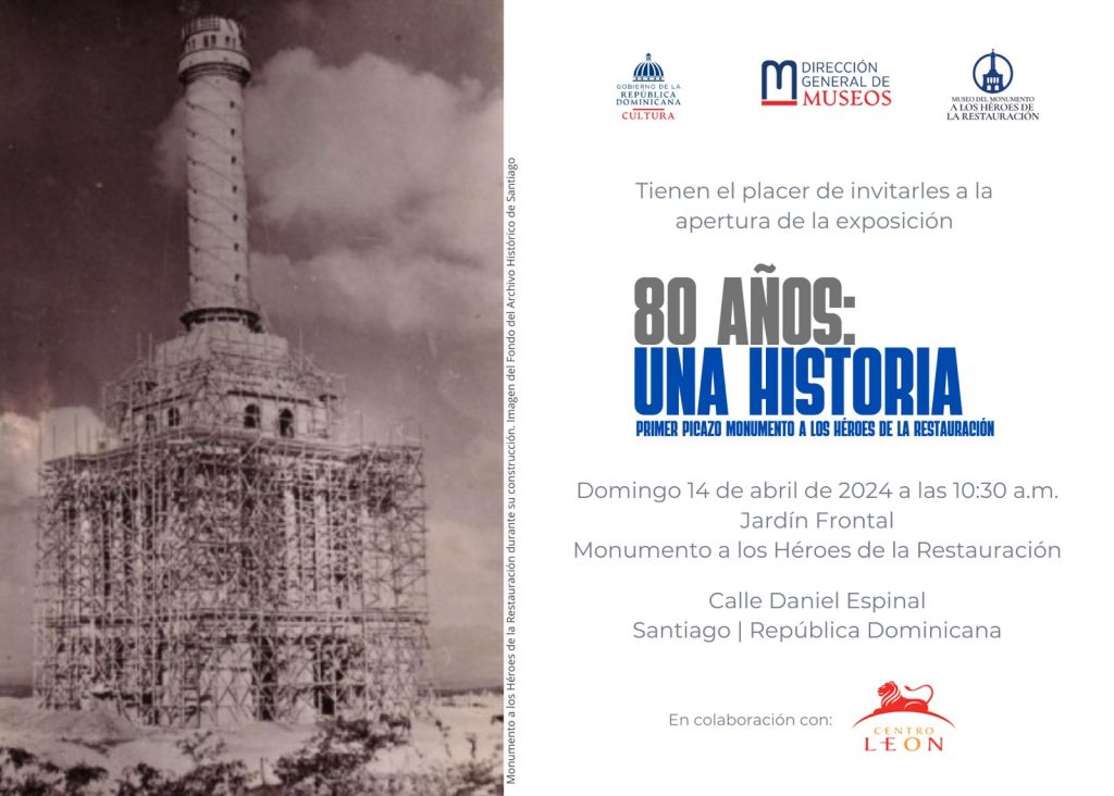 Presentarán exposición temporal 80 años: Una Historia. Primer picazo del Monumento Monumento de Santiago eljacaguero