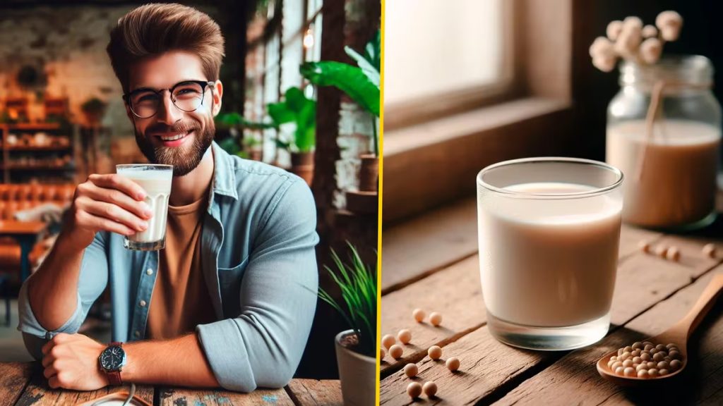 leche de soja y el crecimiento de pechos en los hombres