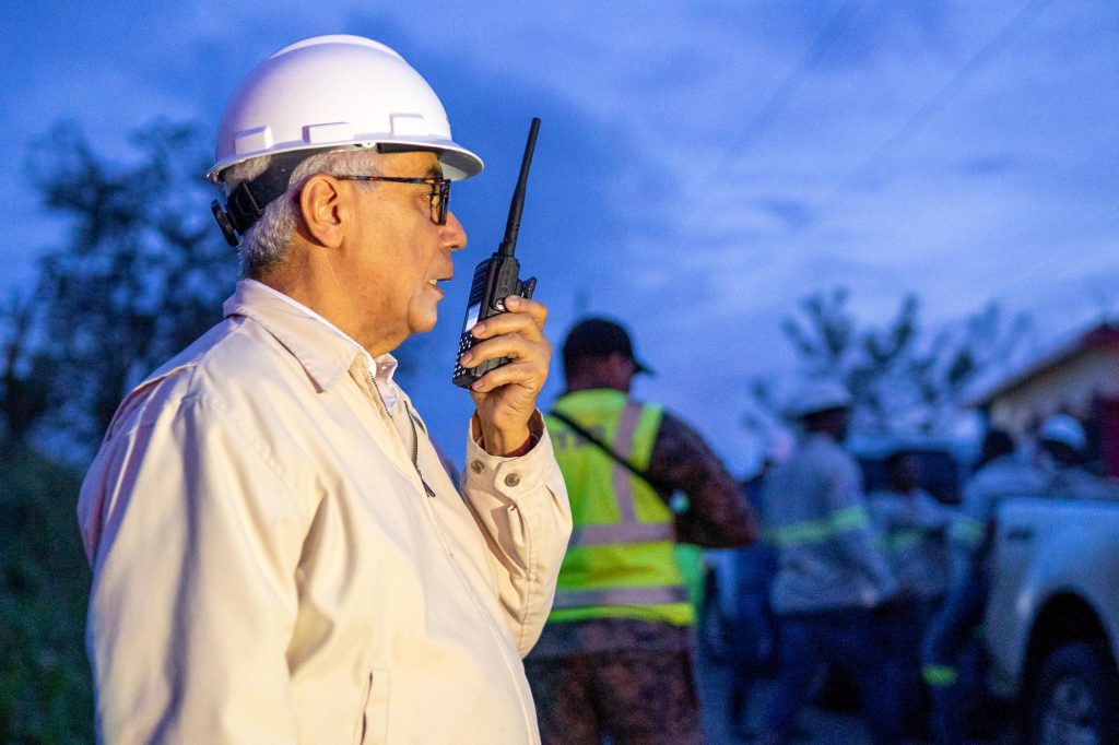 Martin Robles Morillo durante inspeccion