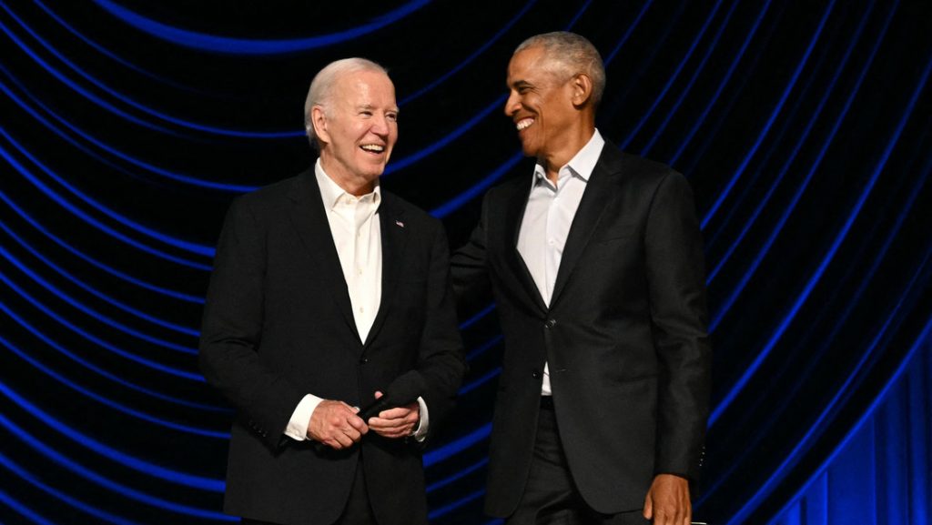 Joe Biden junto al expresidente Barack Obama