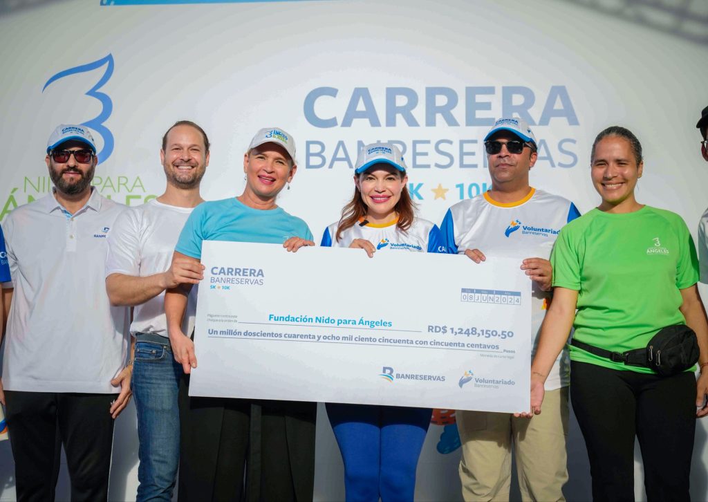 Voluntariado Banreservas realiza carrera de 5 y 10 kilometros en beneficio de la Fundacion Nido de Angeles